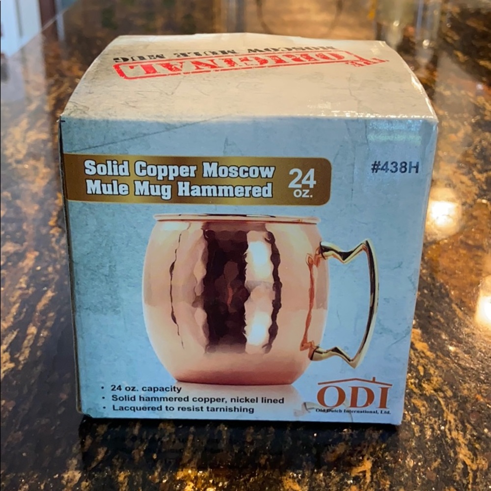 Solid Copper Moscow Mule Mug 24 ounce